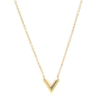 Louis Vuitton Essential V Necklace Metal