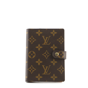 Louis Vuitton Ring Agenda Cover Monogram Canvas PM