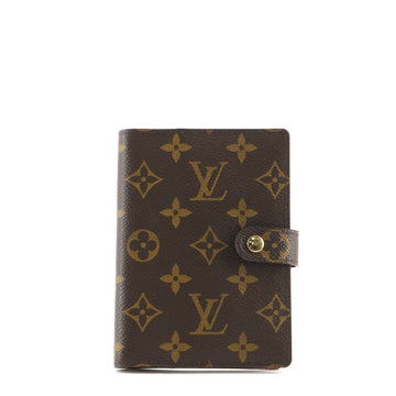 Louis Vuitton Ring Agenda Cover Monogram Canvas PM