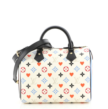 Louis Vuitton Speedy Bandouliere Bag Limited Edition Game On Multicolor Monogram 25