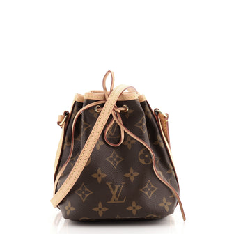 Louis Vuitton Noe Handbag Monogram Canvas Nano