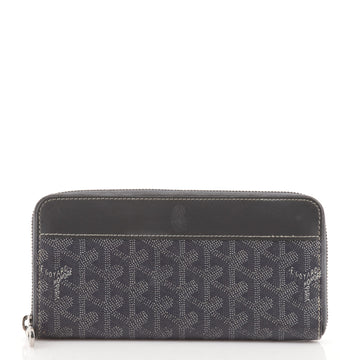 Goyard Matignon Zip Wallet Coated Canvas with Leather