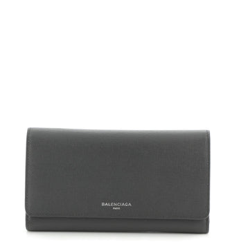 Balenciaga Flap Wallet Leather Long