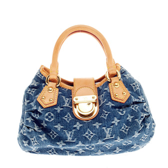 Louis Vuitton Pleaty Denim - Designer Handbag