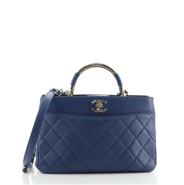Chanel Carry Chic Shopping Tote Quilted Lambskin Small