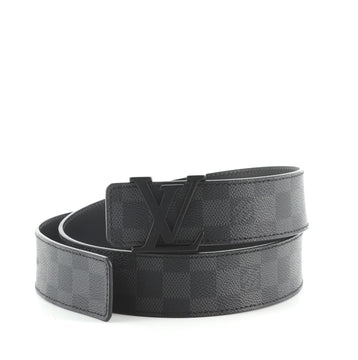 Louis Vuitton LV Initiales Belt Damier Graphite Wide