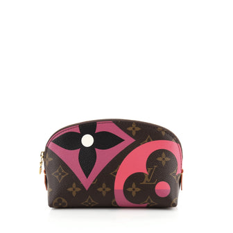 Louis Vuitton Cosmetic Pouch Limited Edition Game On Monogram Canvas