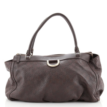 Gucci D Ring Tote Guccissima Leather Large
