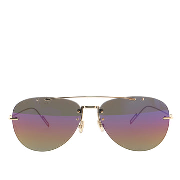 Christian Dior Homme Rainbow Chroma 1 Aviator Sunglasses Metal