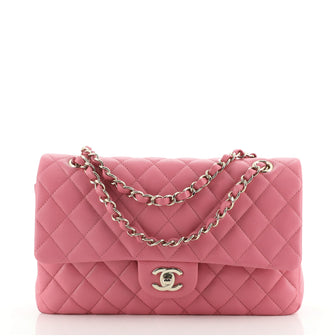 Chanel Classic Double Flap Bag Quilted Caviar Medium