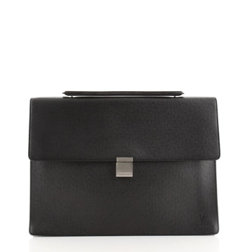Louis Vuitton Porte-Documents Angara Handbag Taiga Leather