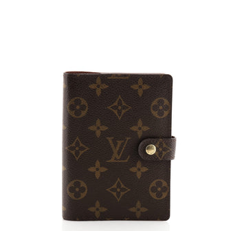 Louis Vuitton Ring Agenda Cover Monogram Canvas PM