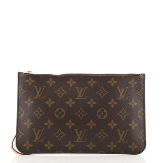 Louis Vuitton Neverfull Pochette Monogram Canvas Large