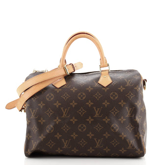 Louis Vuitton Speedy Bandouliere Bag Monogram Canvas 30