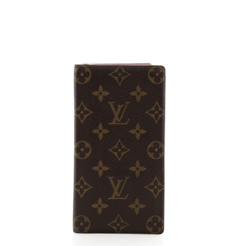 Louis Vuitton Porte Valeurs Checkbook Wallet Monogram Canvas