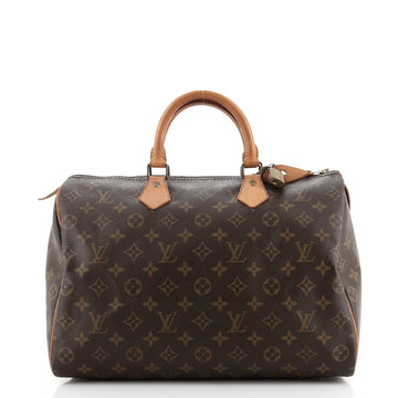 Louis Vuitton Speedy Handbag Monogram Canvas 35