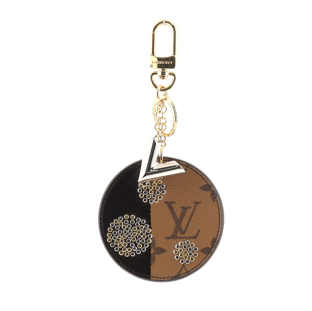 LV Monogram Reverse Canvas Key Holder and Bag Charm