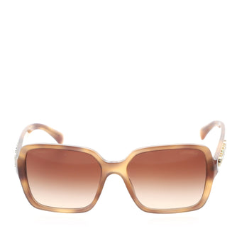 Chanel Logo Square Sunglasses Acetate
