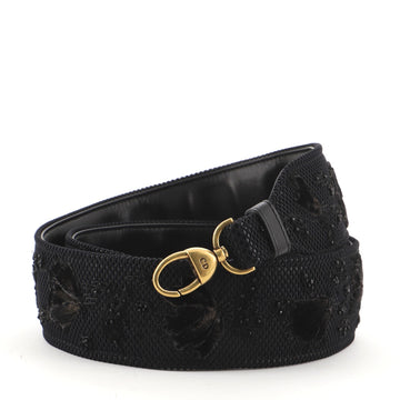 Christian Dior Shoulder Strap Leather with Applique