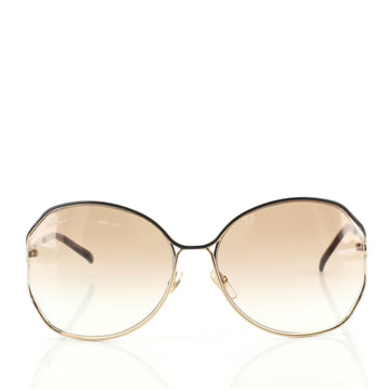 Gucci Interlocking G Oversized Sunglasses Metal