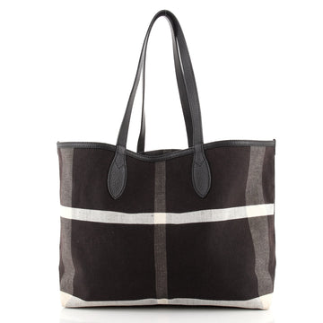 Burberry Doodle Reversible Tote Printed Canvas Large
