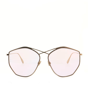 Christian Dior Stellaire 4 Geometric Sunglasses Metal