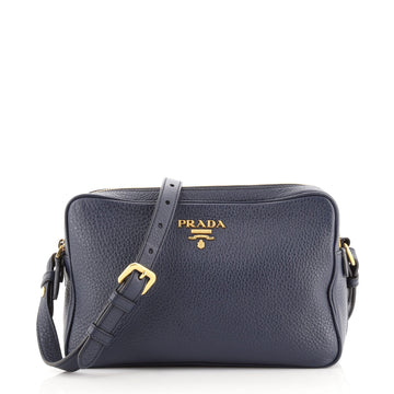 Prada Double Zip Camera Bag Vitello Daino