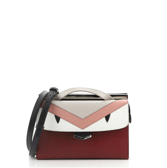 Fendi Demi Jour Monster Satchel Leather