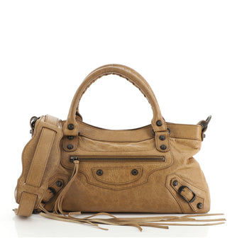Balenciaga First Classic Studs Bag Leather