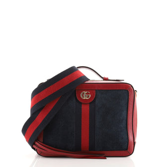 Gucci Ophidia Handle Shoulder Bag Suede Small