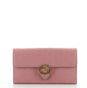 Gucci Icon Continental Wallet Guccissima Leather