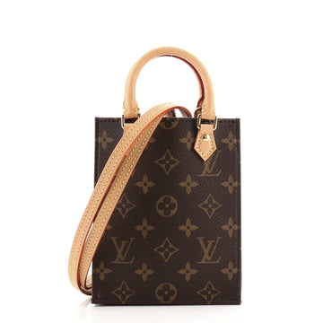 Louis Vuitton Petit Sac Plat Bag Monogram Canvas