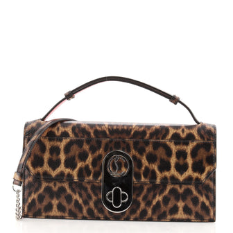 Christian Louboutin Elisa Baguette Printed Leather