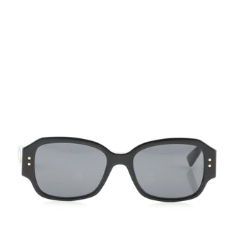 Christian Dior Lady Dior Studs 5 Rectangle Sunglasses Cannage Embossed Acetate