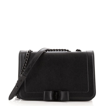 Salvatore Ferragamo Vara Bow Crossbody Bag Leather Medium