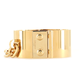 Louis Vuitton Lock Me Manchette Cuff Bracelet Metal