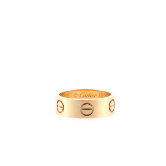 Cartier Love Band Ring 18K Rose Gold