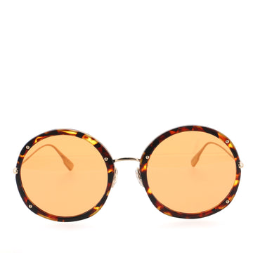 Christian Dior Hypnotic 1 Round Sunglasses Tortoise Acetate and Metal