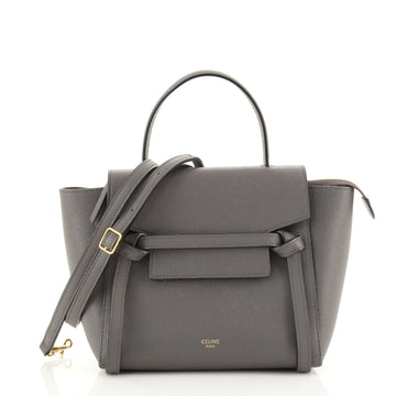 Celine Belt Bag Textured Leather Nano