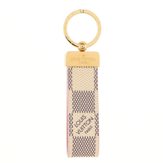 Louis Vuitton Dragonne Keychain Damier