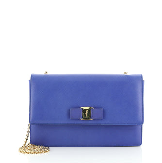 Salvatore Ferragamo Ginny Crossbody Bag Leather Medium