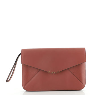 Fendi 2Jours Clutch Leather Large