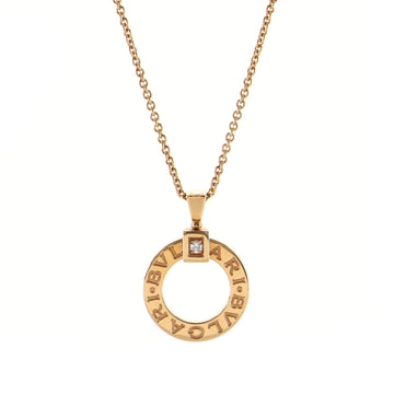 Bvlgari Bvlgari Bvlgari Necklace 18K Rose Gold and Diamond