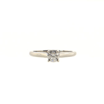 Cartier Solitaire 1895 Ring Platinum with RBC Diamond 0.42CT