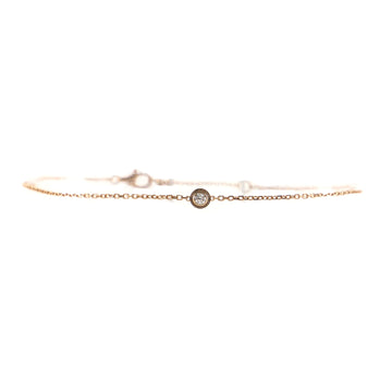 Cartier Diamants Legers Bracelet 18K Rose Gold and Diamond XS