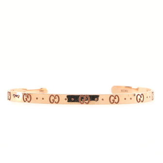 Gucci Icon Bangle Bracelet 18K Rose Gold