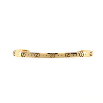Gucci Icon Bangle Bracelet 18K Yellow Gold