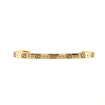 Gucci Icon Bangle Bracelet 18K Yellow Gold