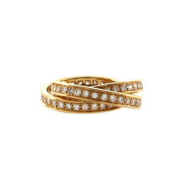 Cartier Trinity Ring 18K Yellow Gold with Diamonds