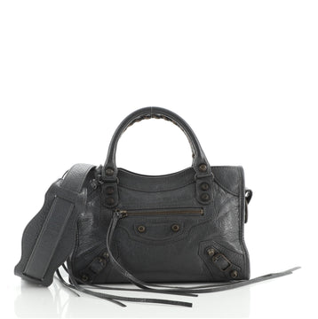Balenciaga City Classic Studs Bag Leather Mini